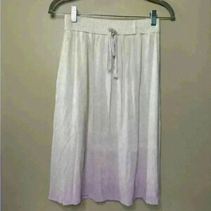 Ombré Lilac Lavender Midi Skirt S Cottagecore Soft Girl Fairy Stain